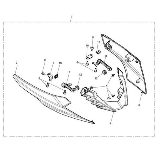 Bild von Bracket, Bellypan, LHF