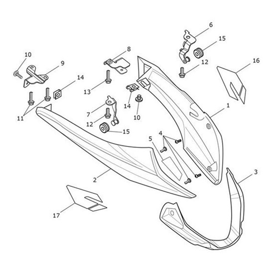 Bild von Bracket, Bellypan, LHR