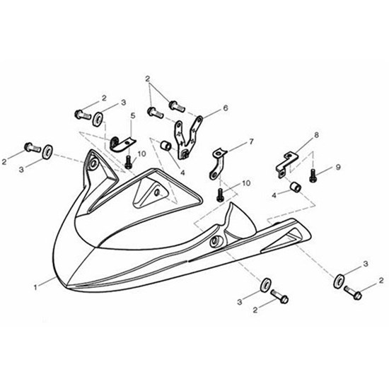 Bild von Bracket, Bellypan, RHF