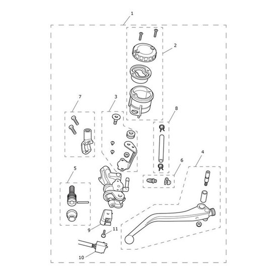 Bild von Bracket, Brake Switch, Front