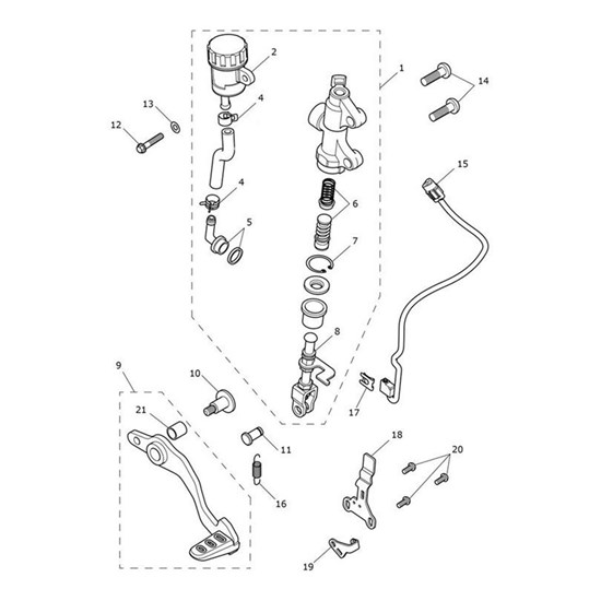 Bild von Bracket, Brake Switch