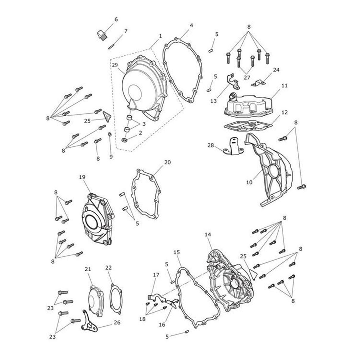 Bild von Bracket, Cable Guide, ACG Stator