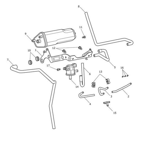 Bild von Bracket, Carbon Canister