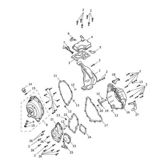 Bild von Bracket, Clutch Cable