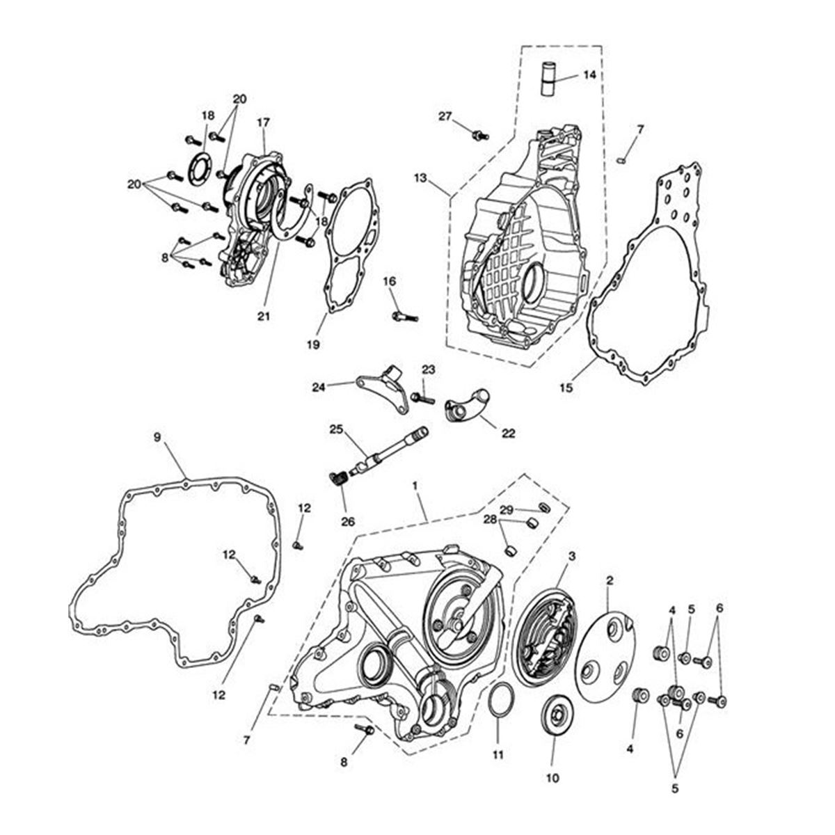 Bild von Bracket, Clutch Cable