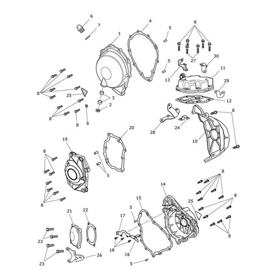 Bild von Bracket, Clutch Cable