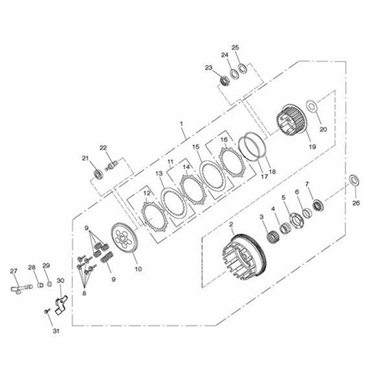 Bild von Bracket, Clutch