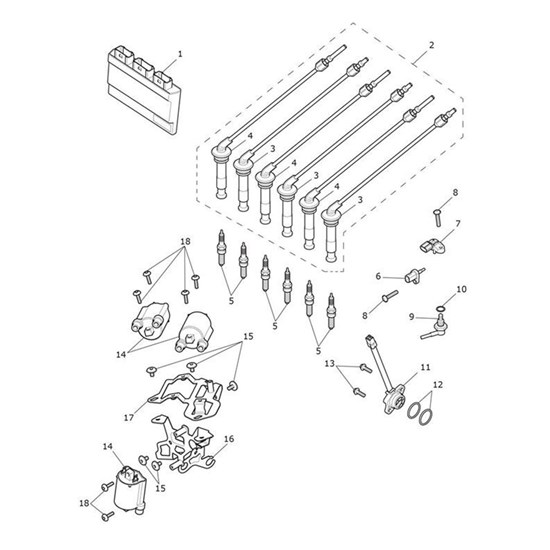 Bild von Bracket, Coil, Upper