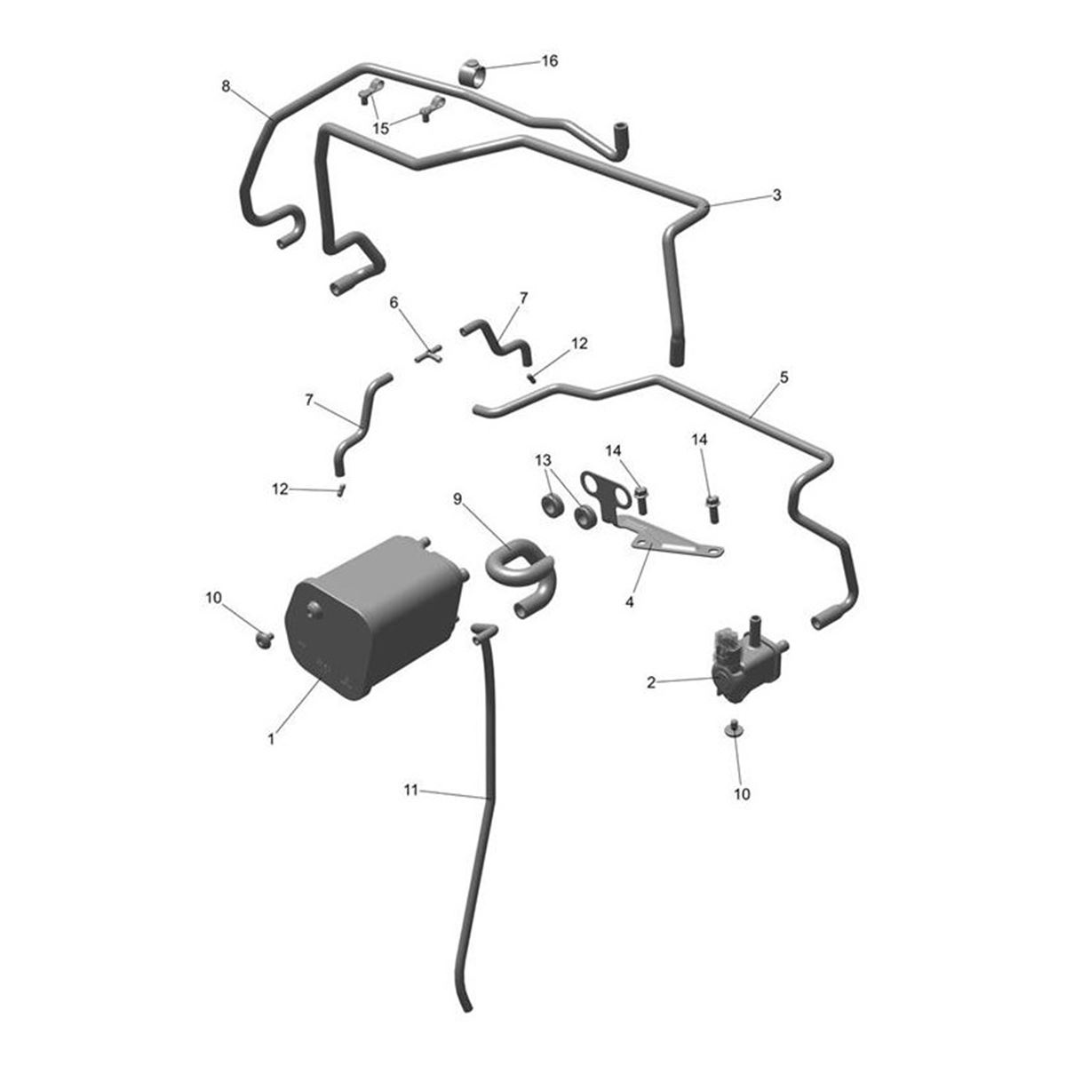 Bild von Bracket, Evap, LH