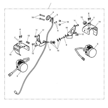 Bild von Bracket, Fog Light Switch