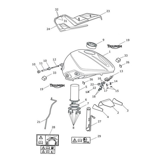 Bild von Bracket, Fuel Tank, Front Mount