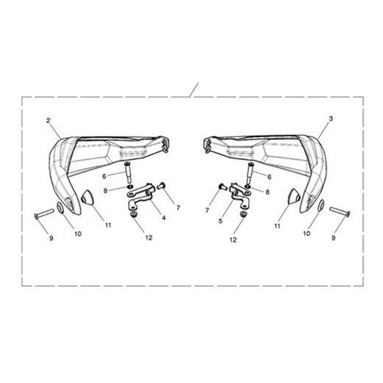 Bild von Bracket, Handguard, LH