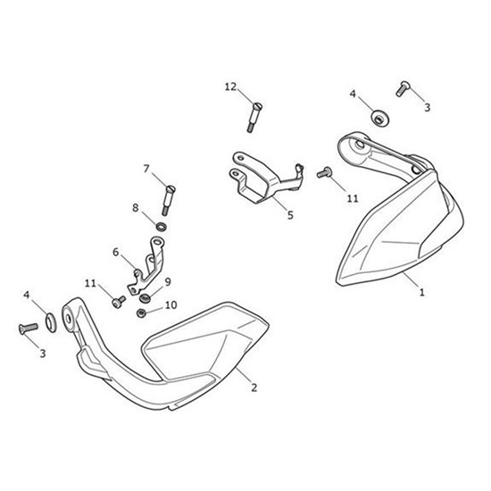 Bild von Bracket, Handguard, LHS