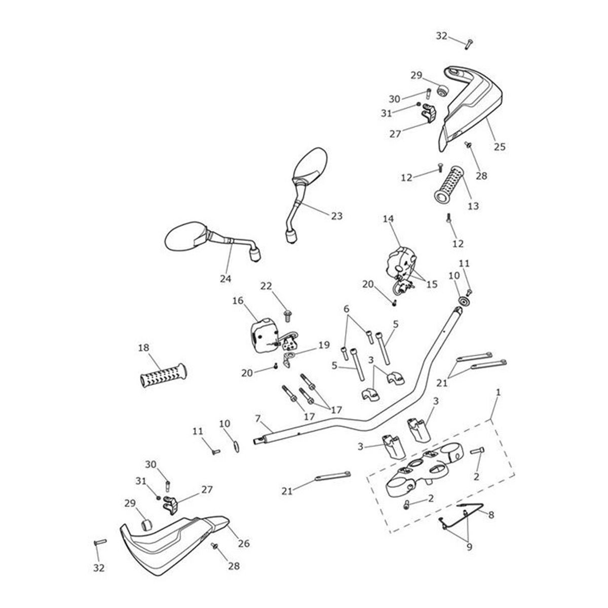 Bild von Bracket, Handguard