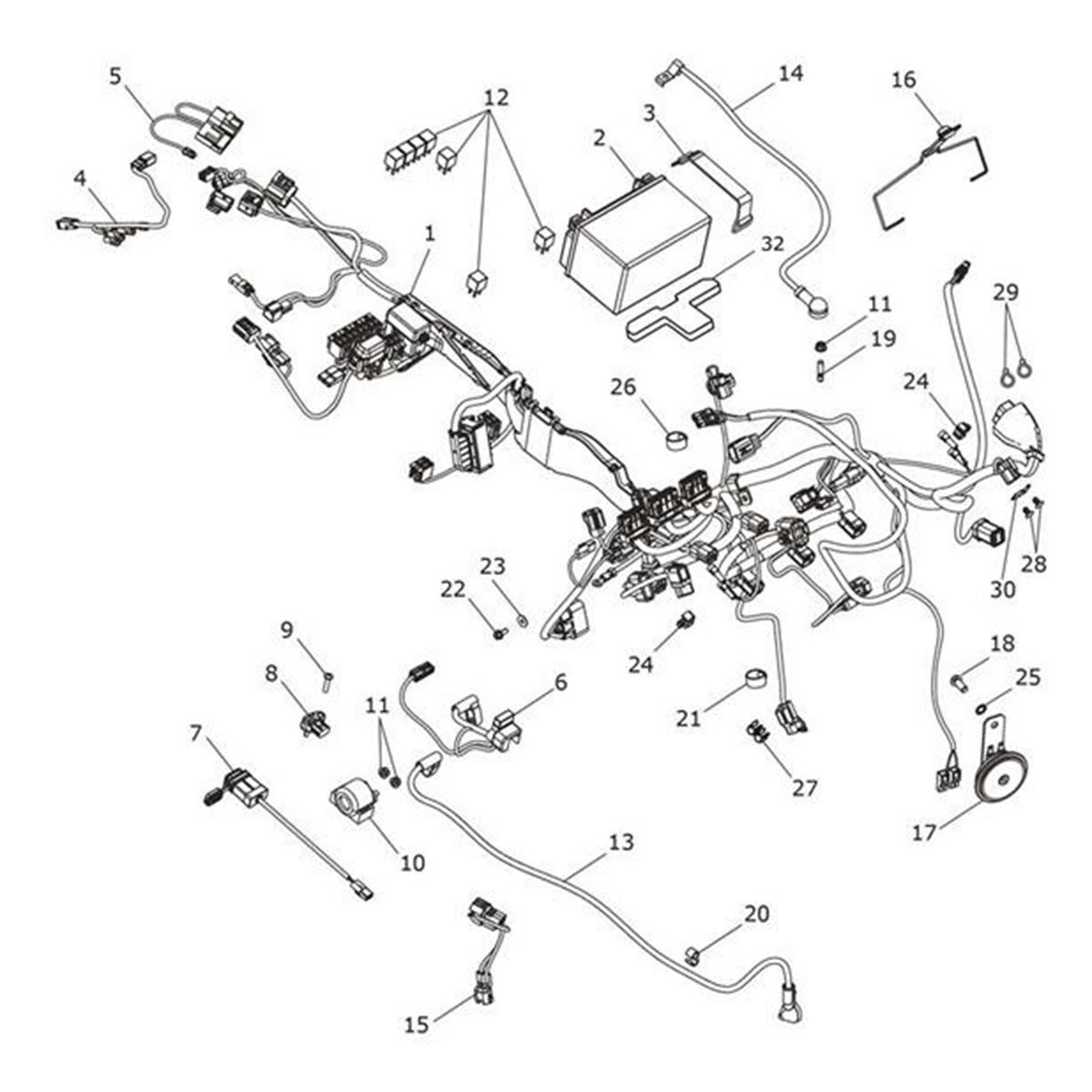 Bild von Bracket, Harness, Mount