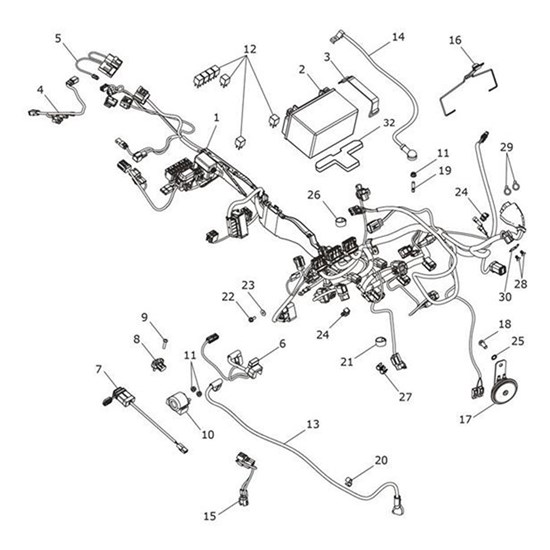 Bild von Bracket, Harness Mount