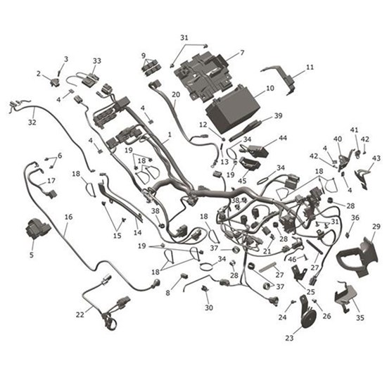 Bild von Bracket, Harness Tank, LHS