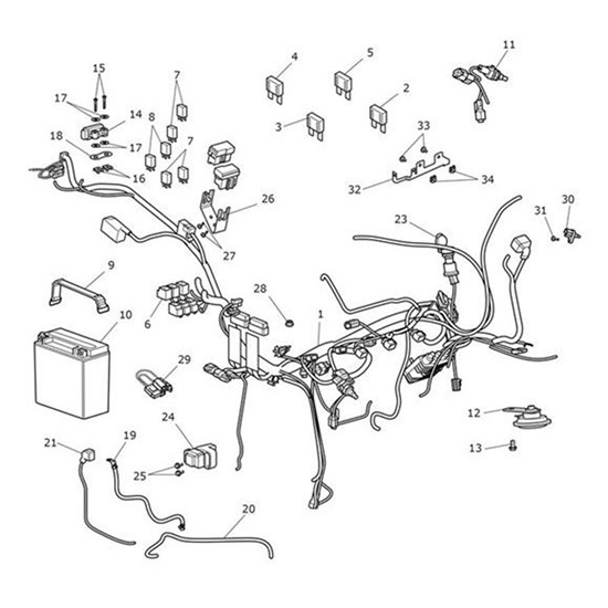 Bild von Bracket, Harness