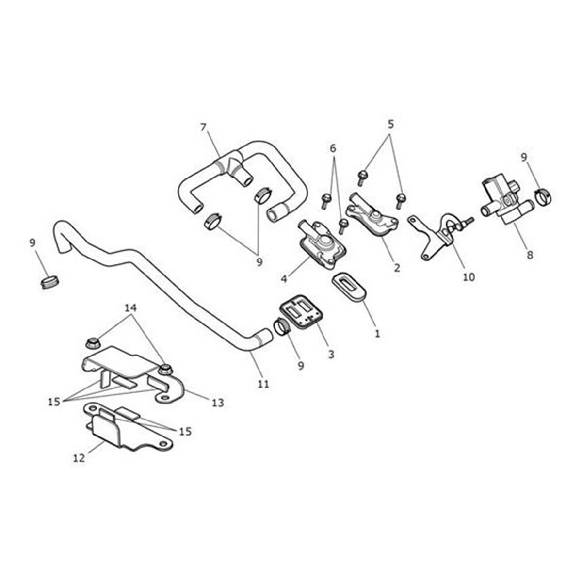 Bild von Bracket, Heated Seat Switch