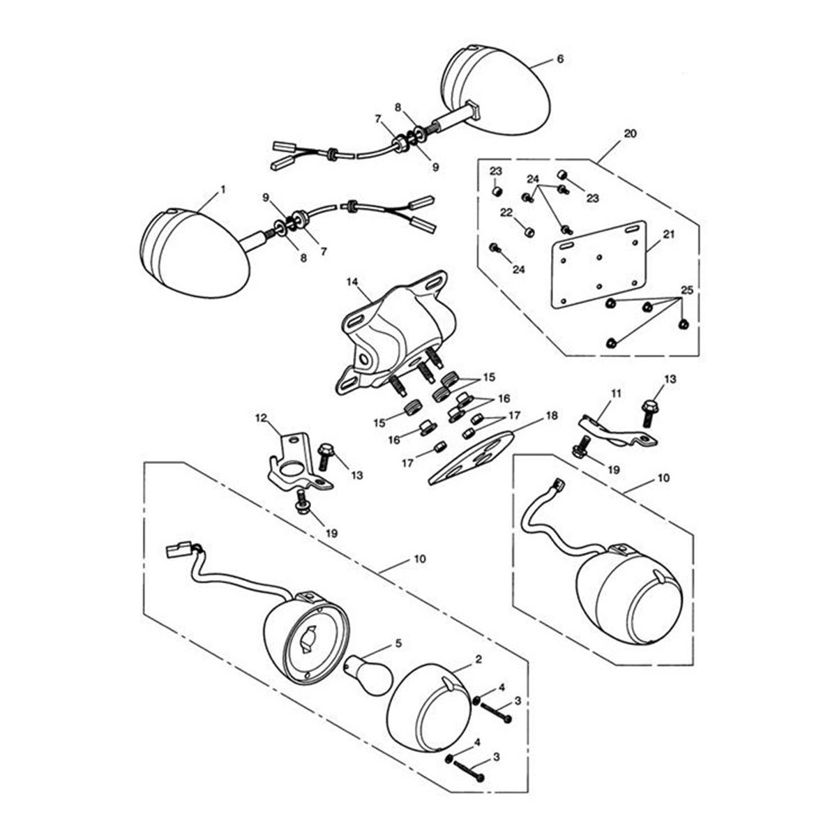 Bild von Bracket, Indicator, Rear