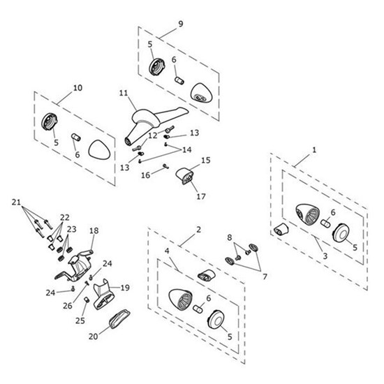 Bild von Bracket, Indicator, Rear