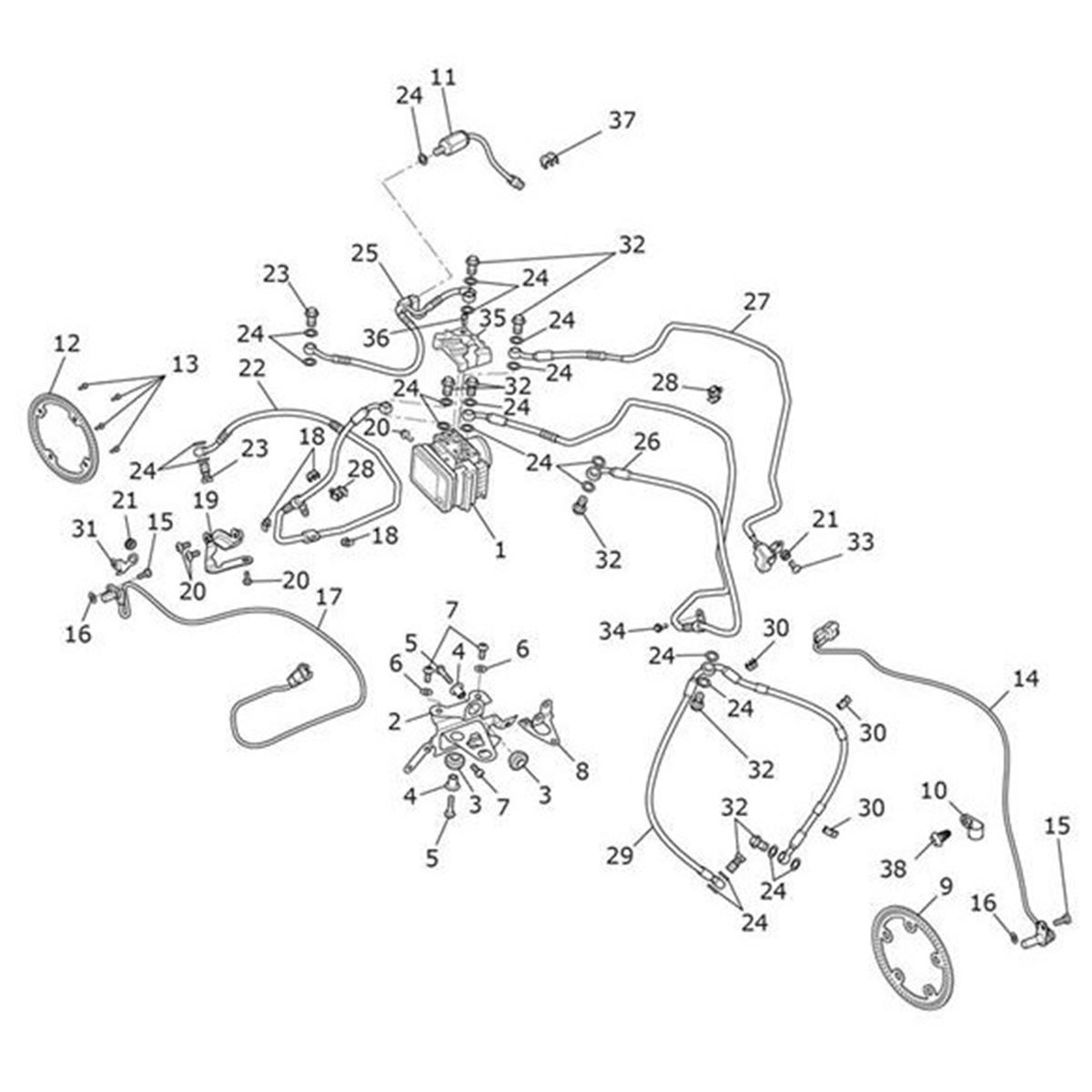 Bild von Bracket, Intermediate, ABS