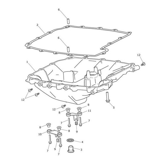 Bild von Bracket, LH Lower, Bodywork