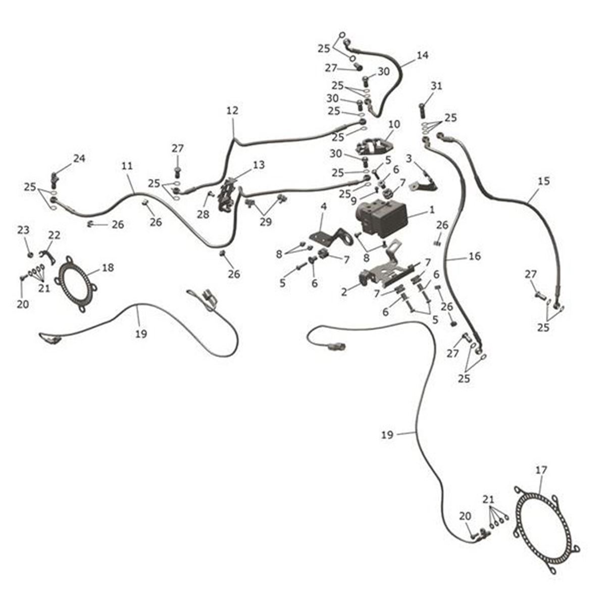 Bild von Bracket, Modulator, LH