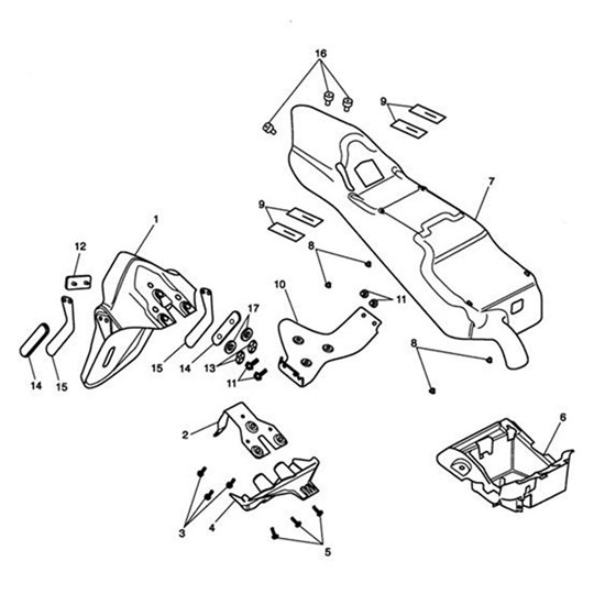 Bild von Bracket, Mudguard Mounting