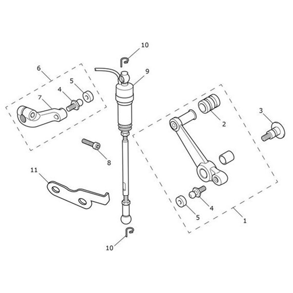 Bild von Bracket, Pedal