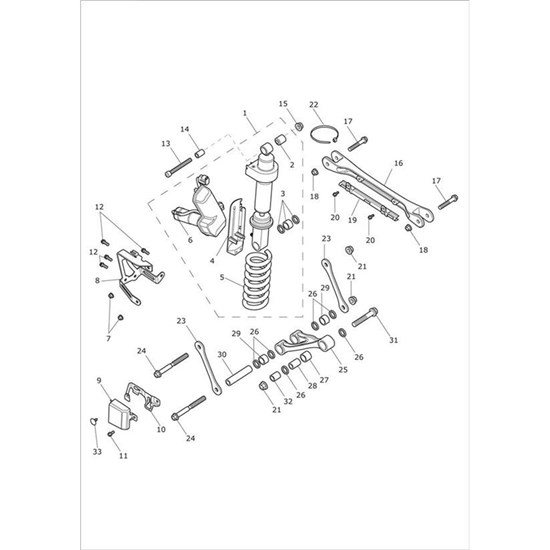 Bild von Bracket, Preload Adjuster, TES