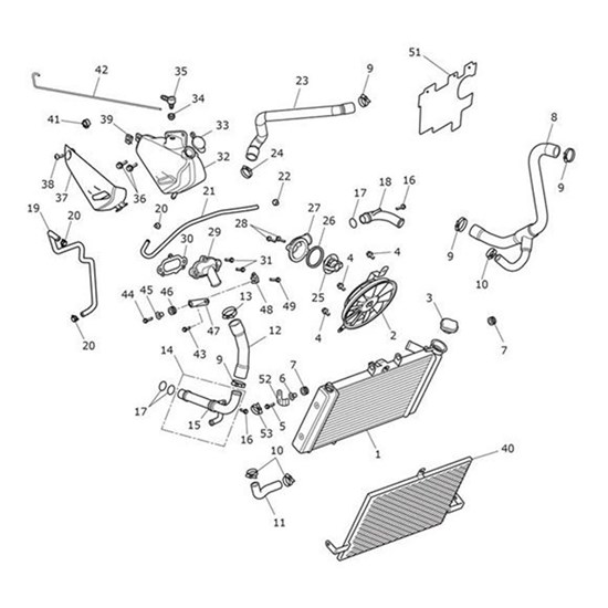 Bild von Bracket, Radiator, Lower, Front