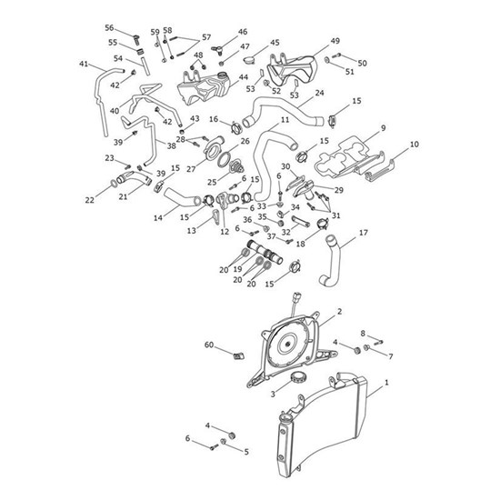 Bild von Bracket, Radiator, Lower, Rear