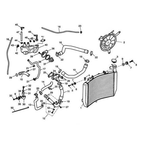 Bild von Bracket, Radiator, Lower, Rear