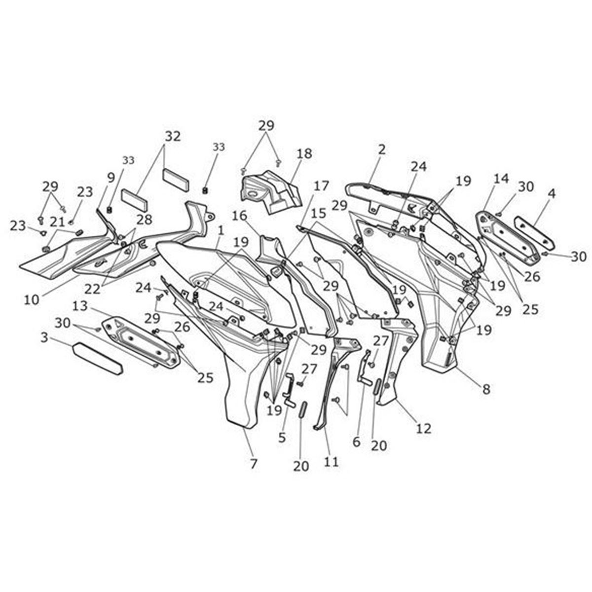 Bild von Bracket, Radiator Cowl, Left