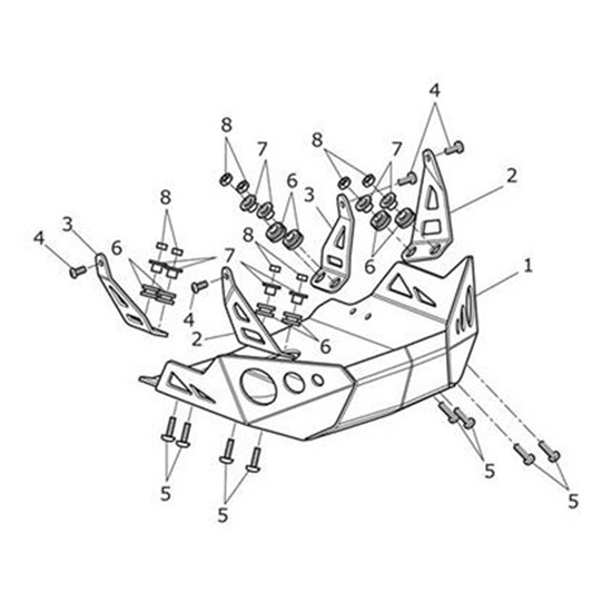 Bild von Bracket, Rear, Guard