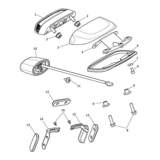 Bild von Bracket, Rear Light