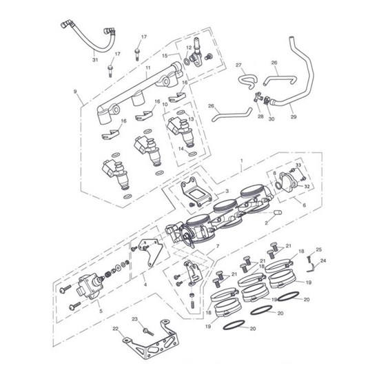 Bild von Bracket, Restrictor, 106PS