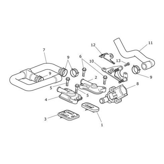 Bild von Bracket, SAI, Airbox