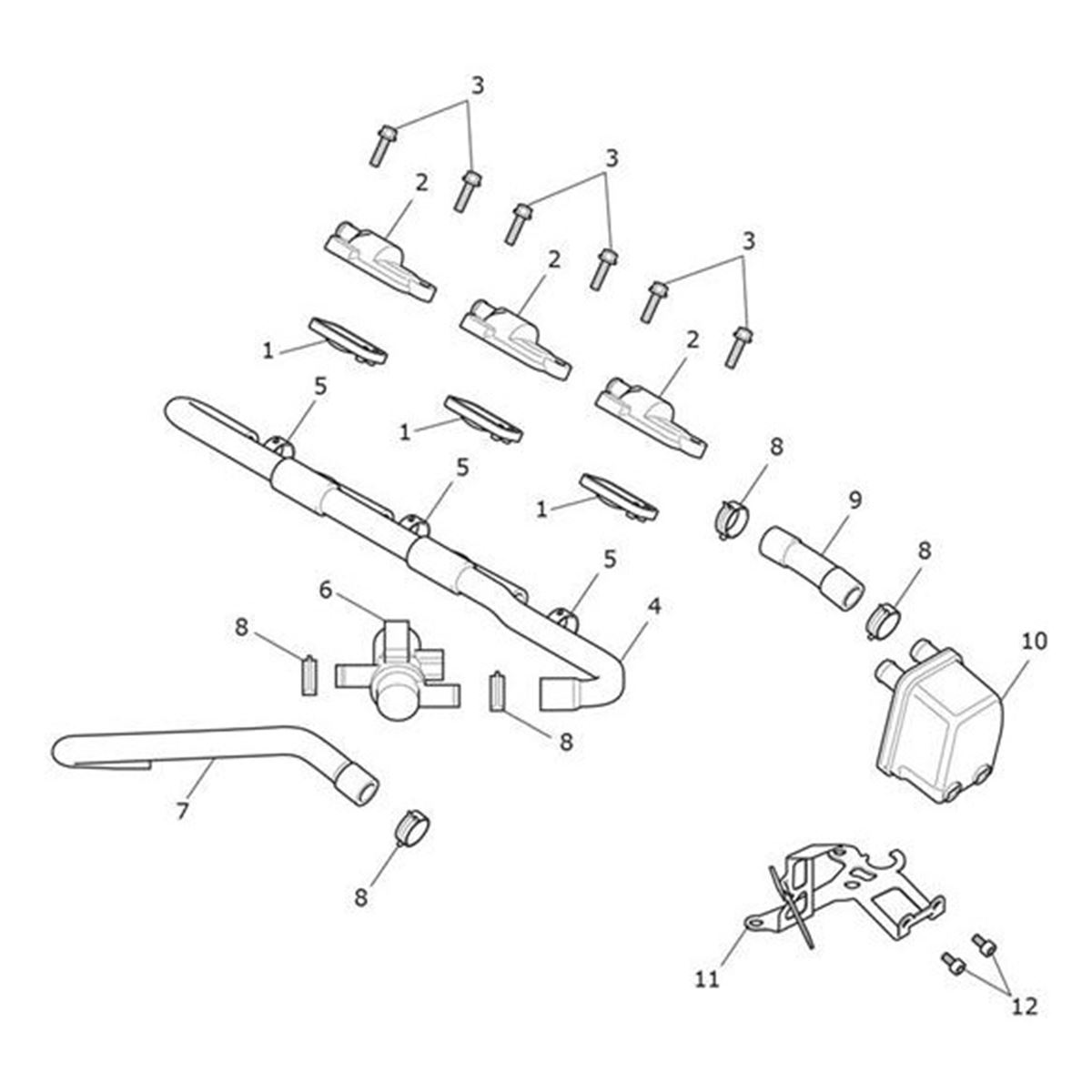 Bild von Bracket, SAI, Purge Valve, Kit