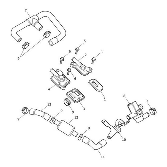 Bild von Bracket, SAI Valve