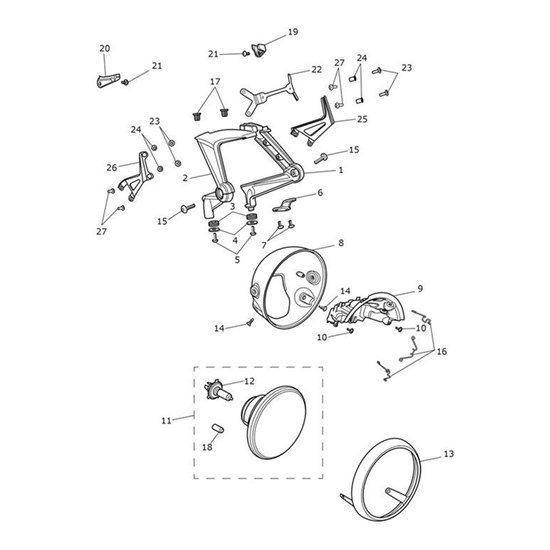 Bild von Bracket, Screen, RH