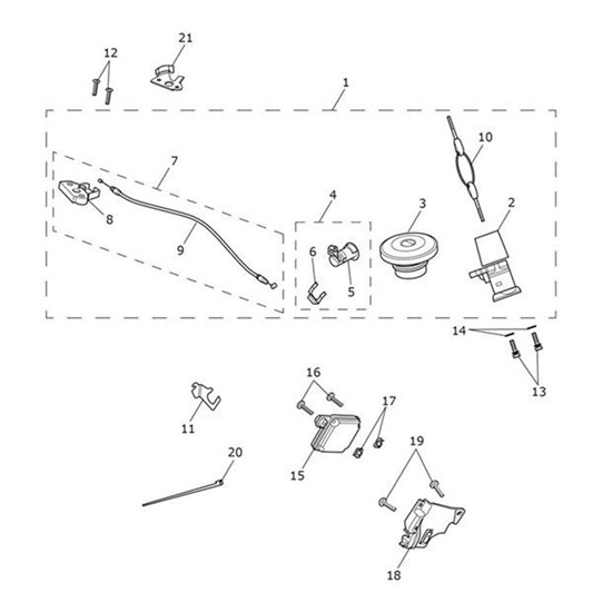 Bild von Bracket, Seat Latch