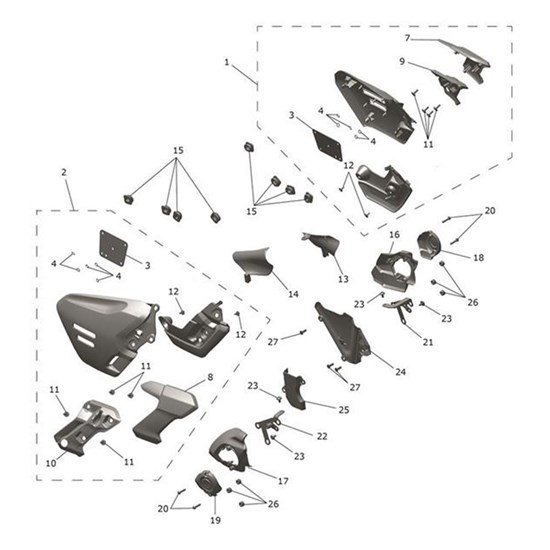 Bild von Bracket, Sidepanel, LH