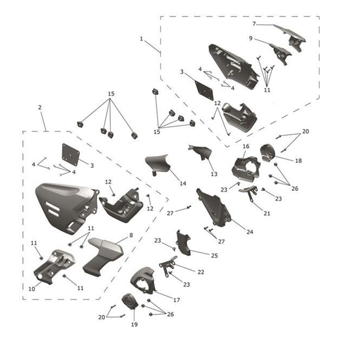 Bild von Bracket, Sidepanel, RH