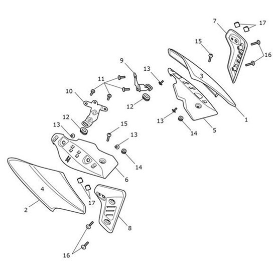 Bild von Bracket, Sidepanel, RH