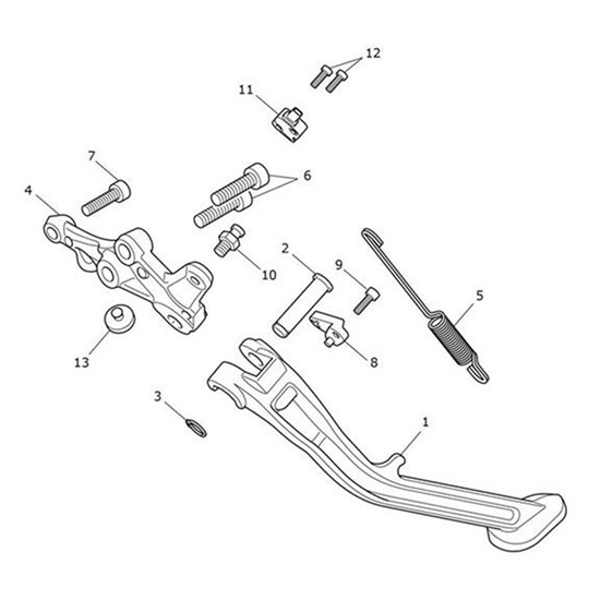 Bild von Bracket, Sidestand