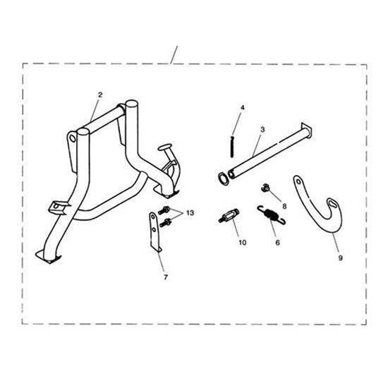 Bild von Bracket, Spring Extension