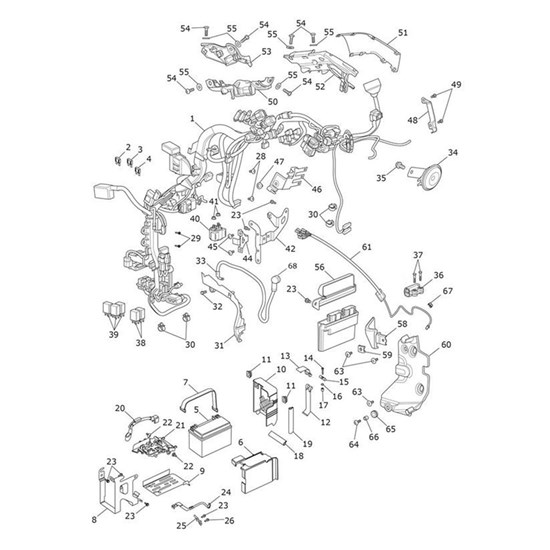 Bild von Bracket, Starter Solenoid