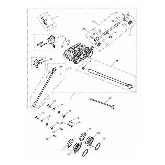 Bild von Bracket, Throttle Cable, Kit